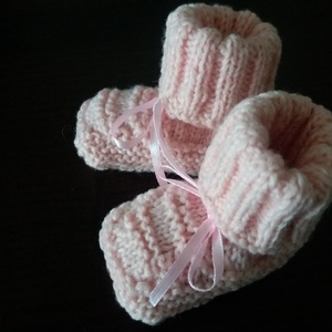 Újszülöttnek baby kispampó roze - Meska.hu