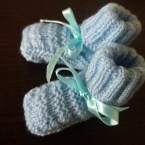 Újszülöttnek baby kispampó blue - ruha & divat - babaruha & gyerekruha - babacipő - Meska.hu