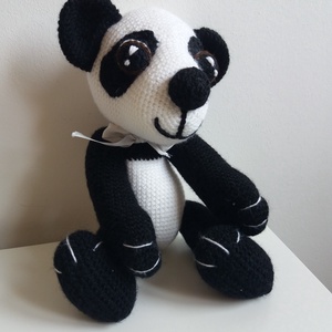 Panda mackó mama - játék & sport - plüssállat & játékfigura - maci - Meska.hu