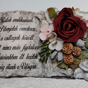 Sírdisz könyv formába - Meska.hu