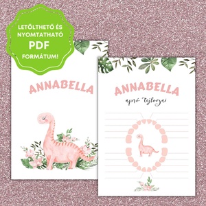 FOGTÉRKÉP névre szóló, digitális, nyomtatható  kétoldalas  letölthető PDF  - Meska.hu