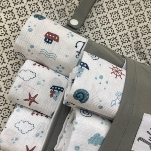 5 db-os pelenkacsomag vízhatlan tároló táskában, Baba - mama, Pelenkázó, babafürdető kellékek, Pelenka, Varrás, MESKA