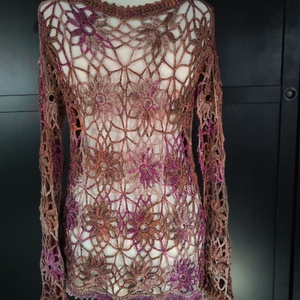 Horgolt kardigán - ruha & divat - női ruha - pulóver - Meska.hu Horgolt kardigán - ruha & divat - női ruha - pulóver - Meska.hu