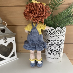 Amigurumi Lilly baba - játék & sport - baba & babaház - öltöztethető baba - Meska.hu