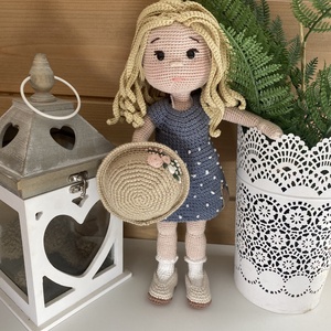 Amigurumi Panni baba - játék & sport - baba & babaház - öltöztethető baba - Meska.hu