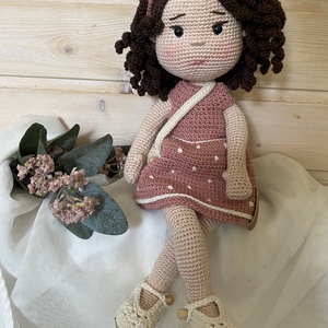 Amigurumi Kamilla baba, Játék & Sport, Baba & babaház, Öltöztethető baba, Horgolás, MESKA