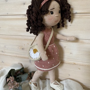 Amigurumi Kamilla baba - játék & sport - baba & babaház - öltöztethető baba - Meska.hu