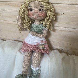 Amigurumi Lilla baba - játék & sport - baba & babaház - öltöztethető baba - Meska.hu