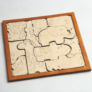 Állatos Puzzle/kirakó kicsiknek - Meska.hu