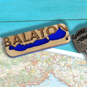 Balaton kulcstartó - Meska.hu