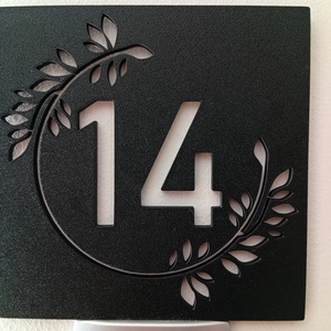 Házszám tábla (Babérkoszorú)- UV álló ASA, Otthon & Életmód, Ház & Kert, Házszám, , MESKA