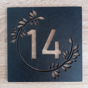 Házszám tábla (Babérkoszorú)- UV álló ASA - otthon & életmód - ház & kert - házszám - Meska.hu