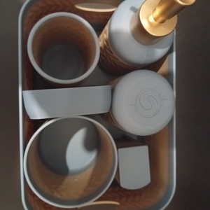 Nature fürdőszobai rendező szett - otthon & életmód - fürdőszoba - fürdőszobai tároló - Meska.hu