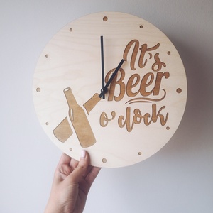 It's beer a clock- falióra  - otthon & életmód - dekoráció - fali és függő dekoráció - falióra & óra - Meska.hu