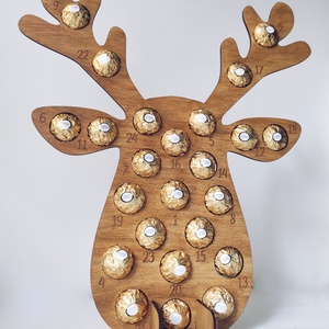 Rénszarvas adventi kalendárium - Meska.hu