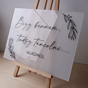 Plexi tábla - Bízz bennem... - Meska.hu