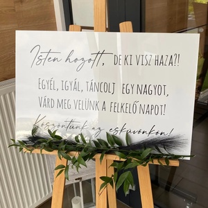 Plexi tábla - Isten hozott!... - Meska.hu