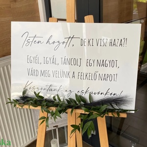 Plexi táblák 3 db. - esküvő - dekoráció - helyszíni dekor - Meska.hu