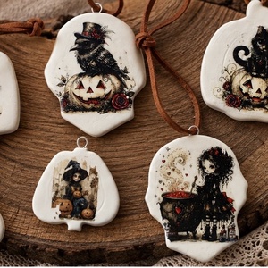 Halloween dekor, Otthon & Életmód, Dekoráció, Halloween, Halloweeni figurák, Agyagozás, Gyurma, MESKA