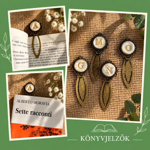 Monogramos Könyvjelző - Meska.hu