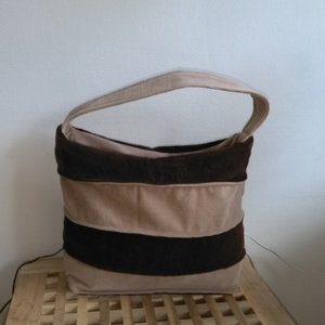 Barna / beige  táska - Meska.hu