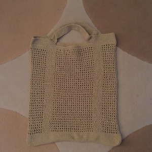    Horgolt  szatyor / bevásárló táska - táska & tok - bevásárlás & shopper táska - shopper, textiltáska, szatyor - Meska.hu