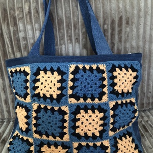 Farmer horgolással, Táska & Tok, Kézitáska & válltáska, Válltáska, , MESKA