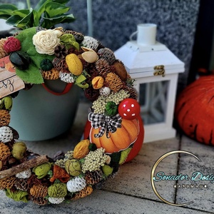 Őszi ajtódísz - Meska.hu