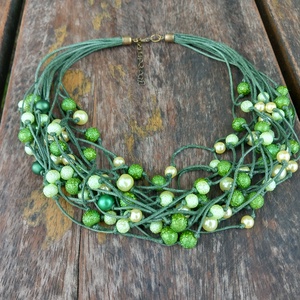 L3236  Green Garden nyalánc - 30% AKCIÓ - Meska.hu