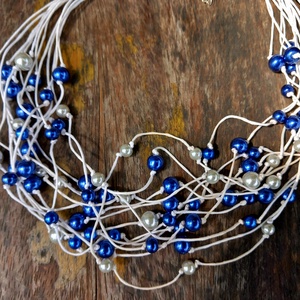 L3246  Navy Blue nyalánc - 30% AKCIÓ - Meska.hu