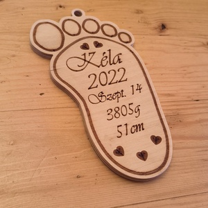 Gyermek dísz, falidísz, dísz, fa talp - otthon & életmód - dekoráció - fali és függő dekoráció - függődísz - Meska.hu