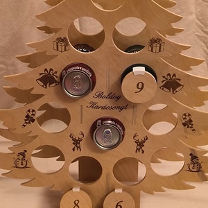 Adventi naptár, , Famegmunkálás, Gravírozás, pirográfia, MESKA
