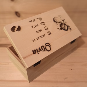 Babaemlék doboz  - baba - mama - babaemlékek - baba emlékőrző - Meska.hu