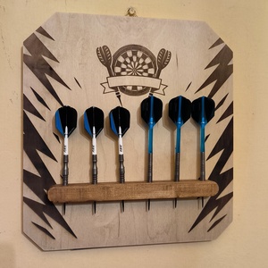 Darts nyíl tartó  - játék & sport - táblajáték és kártyajáték - társasjátékok - dobókocka - Meska.hu