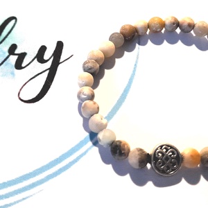 Amazonit ásvány karkötő szett Amazonit szívvel és kelta mintás köztes gyönggyel / páros karkötő - ékszer - karkötő - gyöngyös karkötő - Meska.hu