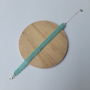 Virágok  1 - peyote karkötő - ékszer - karkötő - lánc karkötő - Meska.hu