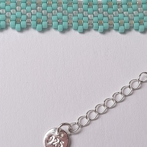 Virágok  1 - peyote karkötő - ékszer - karkötő - lánc karkötő - Meska.hu