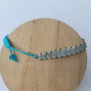 Virágok  3 - gyermek, felnőtt peyote karkötő  - ékszer - karkötő - gyöngyös karkötő - Meska.hu