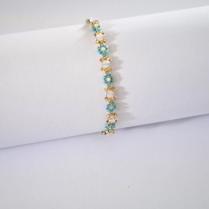 Bohó virág karkötő - Meska.hu