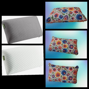 Párnahuzat 24x42x12 cm Anatómiai memory ergonómiai WELLPUR utazópárnához többféle mintával - Meska.hu