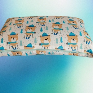 Párnahuzat 24x42x12 cm Anatómiai memory ergonómiai WELLPUR utazópárnához többféle mintával - otthon & életmód - lakástextil - párna & párnahuzat - Meska.hu