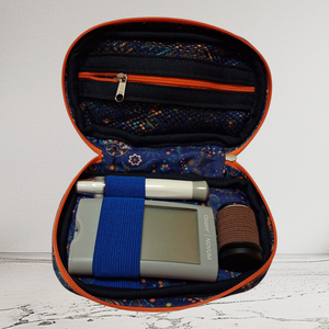 Vércukormérő cukormérő diab diabetes tok  - szépségápolás - egészségmegőrzési kellékek - vércukormérő tok, táska - Meska.hu