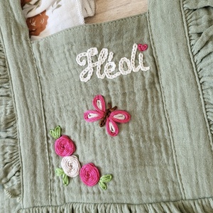 Hímzett nyári ruha szett - ruha & divat - gyerekruha - póló - Meska.hu