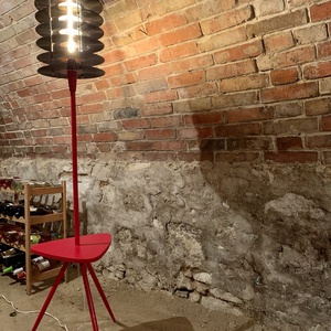 Állólámpa bakelit lemezekből -  - Meska.hu