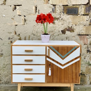 Retró szekrény, komód, Tv állvány - otthon & életmód - bútor - komód - Meska.hu