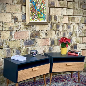 Retró Éjjeliszekrény Pár Modern Stílussal - otthon & életmód - bútor - szekrény - Meska.hu