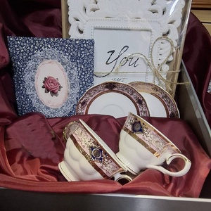 Kávézzunk elegánsan doboz, Otthon & Életmód, Papír, írószer, Ajándékozás kellékei, Ajándékzsák, csomagolás, Bőrművesség, Ékszerkészítés, MESKA