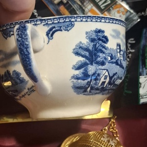 Bájos angol csészés, egérkés, minőségi angol teás ajándékdoboz - otthon & életmód - papír, írószer - ajándékozás kellékei - ajándékzsák, csomagolás - Meska.hu