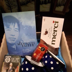 Keresztény könyves, teázós, kávés, csészés ajándékdoboz - otthon & életmód - papír, írószer - ajándékozás kellékei - ajándékzsák, csomagolás - Meska.hu