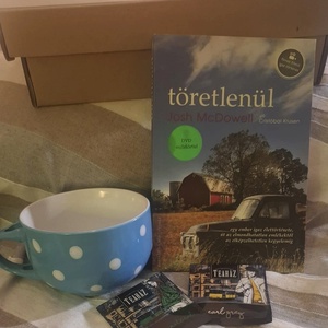 Olvass, kuckózz be, teázós, bögrés, könyves ajándékdoboz - otthon & életmód - papír, írószer - ajándékozás kellékei - ajándékzsák, csomagolás - Meska.hu